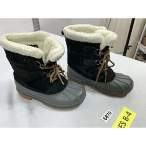 Boys Excellent Condition Cat & Jack Thermolite Duck Boots Size 2 Multicolor